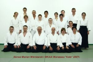 Marian Wiśniewski w dojo KOŁO
